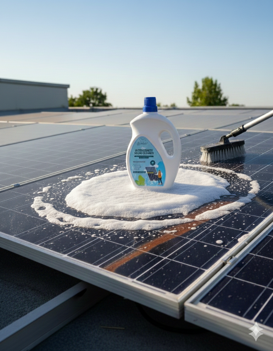 Solar cleaner specs view